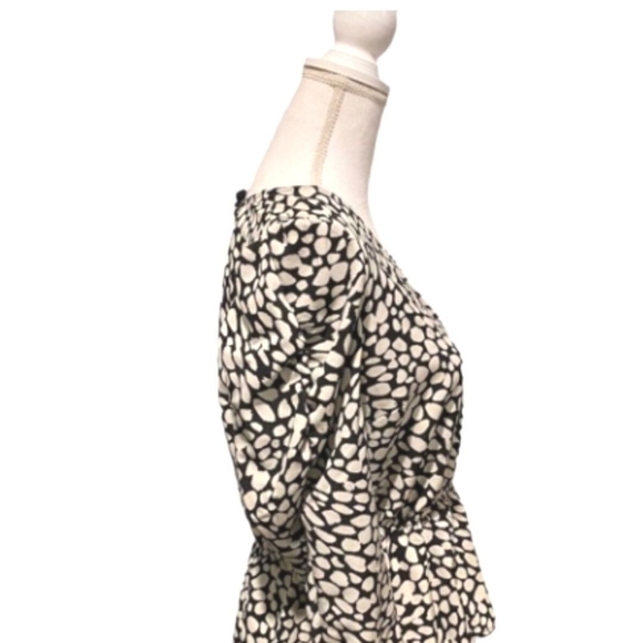 Who What Wear Giraffe Faux-Wrap Blouse M - Picture 7 of 8